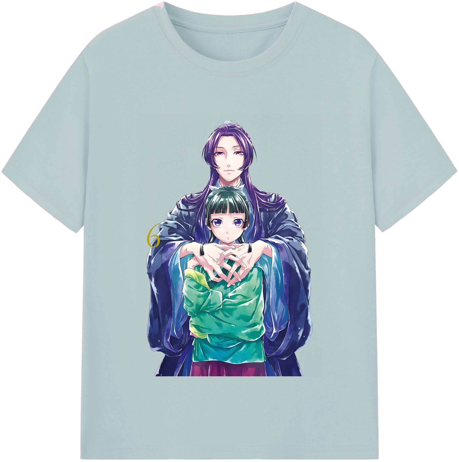 （画像用） 薬屋のひとりごと The Apothecary Diaries 綿100％半袖Tシャツ（フロントプリント）